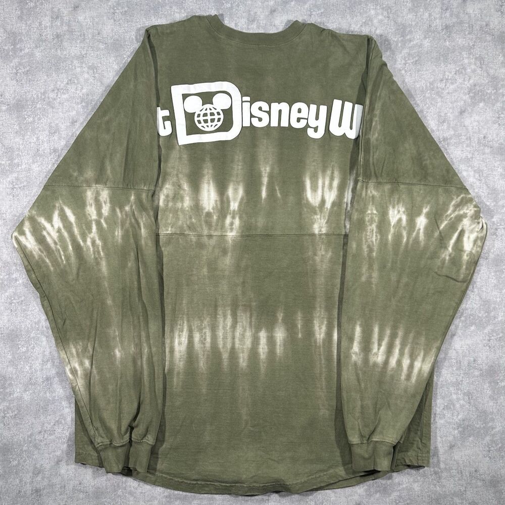Walt Disney World Spirit Jersey Shirt Adult XXL Green Tie Dye EST 1971